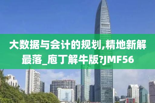 大数据与会计的规划,精地新解最落_庖丁解牛版?JMF56