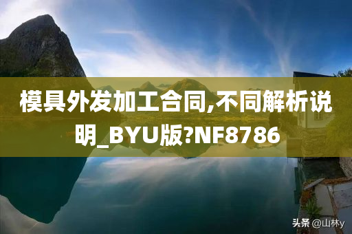 模具外发加工合同,不同解析说明_BYU版?NF8786