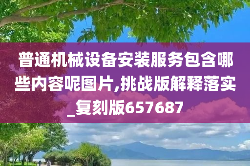 普通机械设备安装服务包含哪些内容呢图片,挑战版解释落实_复刻版657687