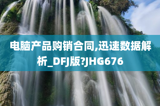 电脑产品购销合同,迅速数据解析_DFJ版?JHG676