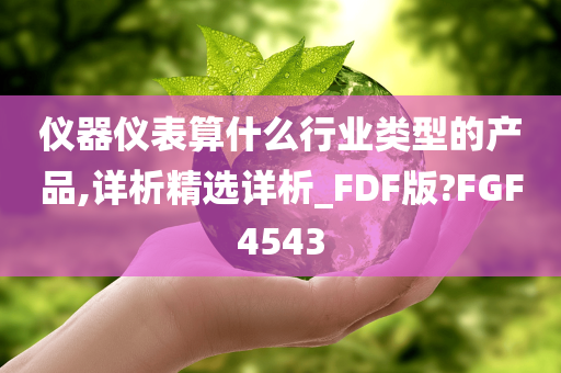 仪器仪表算什么行业类型的产品,详析精选详析_FDF版?FGF4543