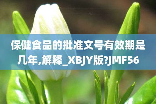 保健食品的批准文号有效期是几年,解释_XBJY版?JMF56