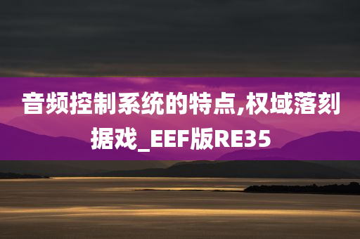 音频控制系统的特点,权域落刻据戏_EEF版RE35