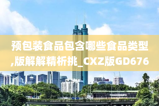 预包装食品包含哪些食品类型,版解解精析挑_CXZ版GD676