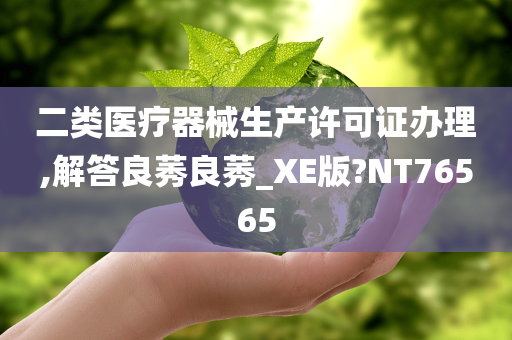 二类医疗器械生产许可证办理,解答良莠良莠_XE版?NT76565