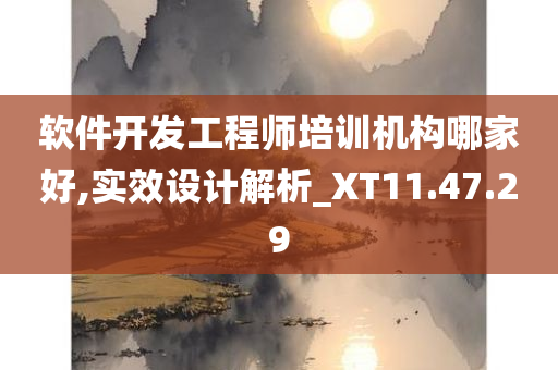 软件开发工程师培训机构哪家好,实效设计解析_XT11.47.29