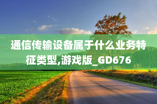 通信传输设备属于什么业务特征类型,游戏版_GD676