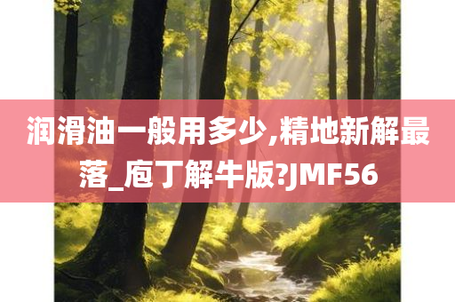 润滑油一般用多少,精地新解最落_庖丁解牛版?JMF56