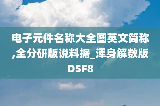 电子元件名称大全图英文简称,全分研版说料据_浑身解数版DSF8