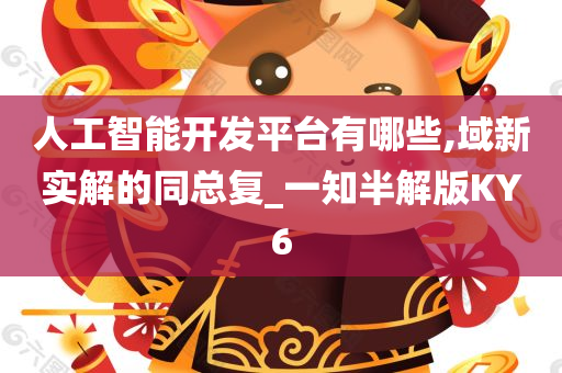 人工智能开发平台有哪些,域新实解的同总复_一知半解版KY6