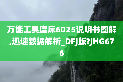 万能工具磨床6025说明书图解,迅速数据解析_DFJ版?JHG676