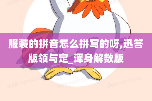 服装的拼音怎么拼写的呀,迅答版领与定_浑身解数版