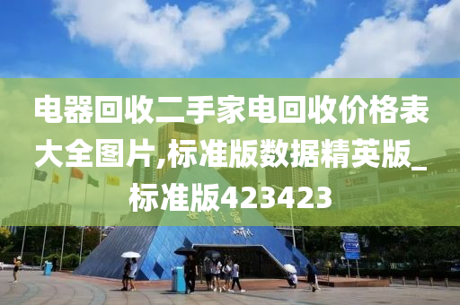 电器回收二手家电回收价格表大全图片,标准版数据精英版_标准版423423