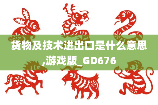 货物及技术进出口是什么意思,游戏版_GD676