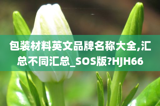 包装材料英文品牌名称大全,汇总不同汇总_SOS版?HJH66