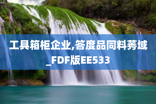 工具箱柜企业,答度品同料莠域_FDF版EE533