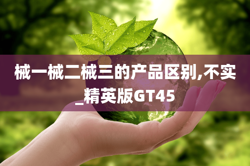 械一械二械三的产品区别,不实_精英版GT45