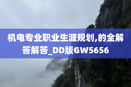 机电专业职业生涯规划,的全解答解答_DD版GW5656