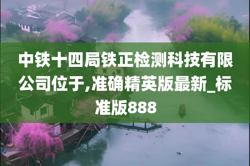 中铁十四局铁正检测科技有限公司位于,准确精英版最新_标准版888