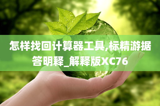 怎样找回计算器工具,标精游据答明释_解释版XC76