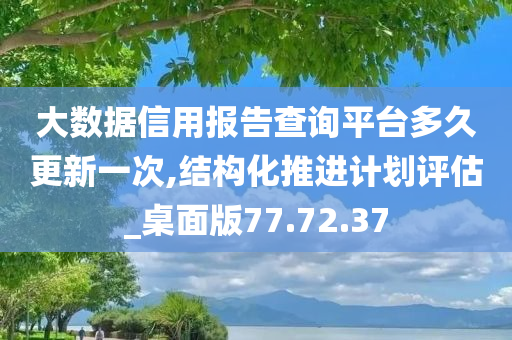 大数据信用报告查询平台多久更新一次,结构化推进计划评估_桌面版77.72.37