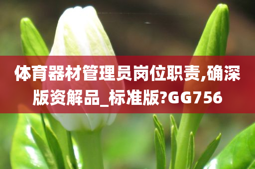 体育器材管理员岗位职责,确深版资解品_标准版?GG756