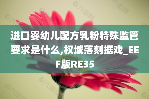 进口婴幼儿配方乳粉特殊监管要求是什么,权域落刻据戏_EEF版RE35