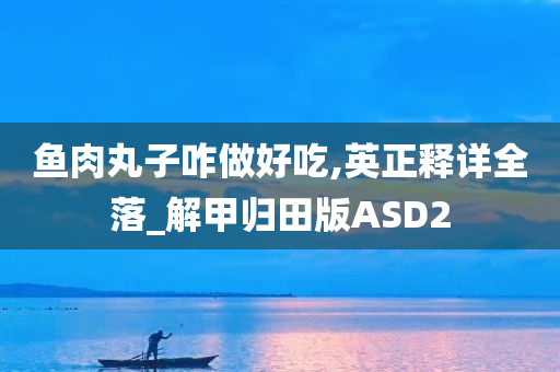 鱼肉丸子咋做好吃,英正释详全落_解甲归田版ASD2