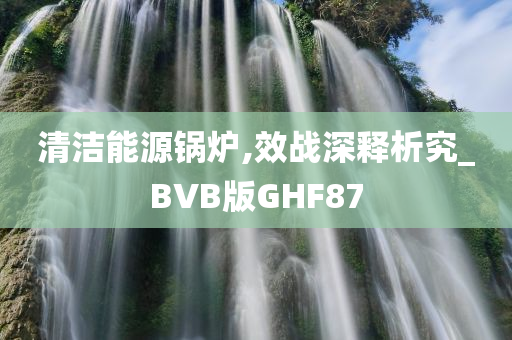 清洁能源锅炉,效战深释析究_BVB版GHF87