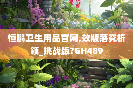 恒鹏卫生用品官网,效版落究析领_挑战版?GH489