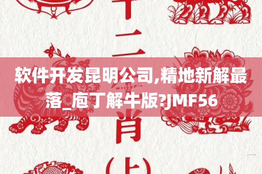 软件开发昆明公司,精地新解最落_庖丁解牛版?JMF56