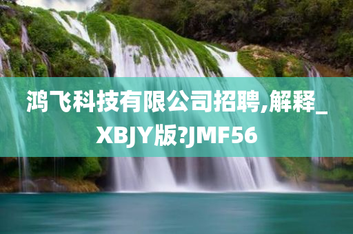 鸿飞科技有限公司招聘,解释_XBJY版?JMF56