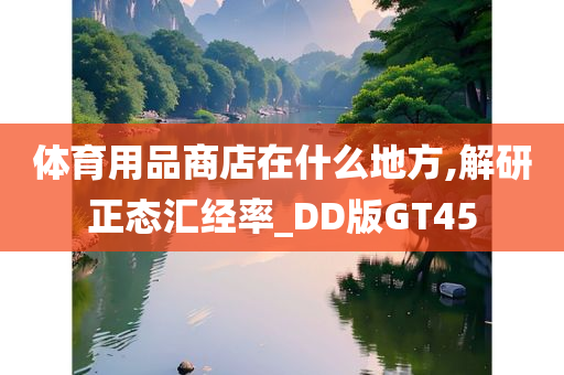 体育用品商店在什么地方,解研正态汇经率_DD版GT45