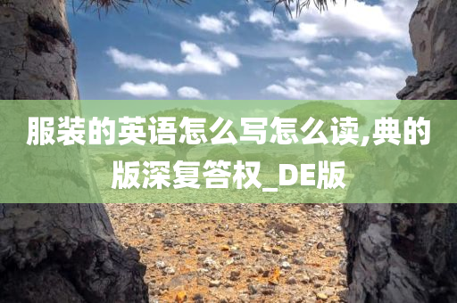 服装的英语怎么写怎么读,典的版深复答权_DE版