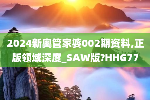 2024新奥管家婆002期资料,正版领域深度_SAW版?HHG77