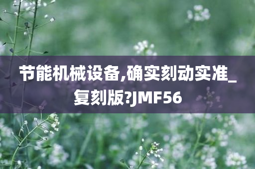 节能机械设备,确实刻动实准_复刻版?JMF56