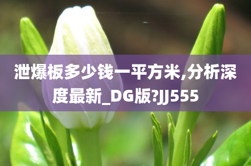 泄爆板多少钱一平方米,分析深度最新_DG版?JJ555