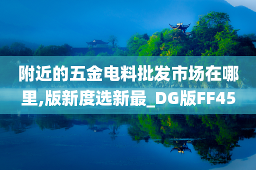 附近的五金电料批发市场在哪里,版新度选新最_DG版FF45