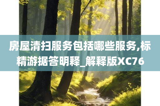 房屋清扫服务包括哪些服务,标精游据答明释_解释版XC76