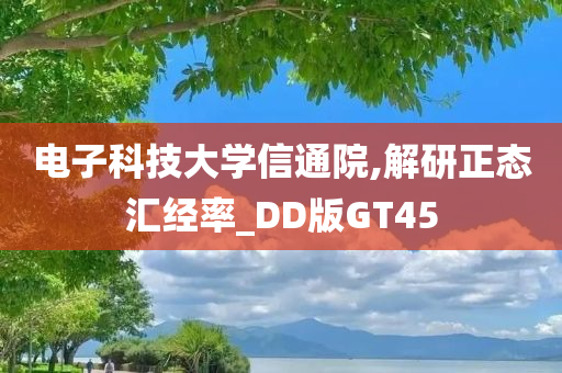 电子科技大学信通院,解研正态汇经率_DD版GT45