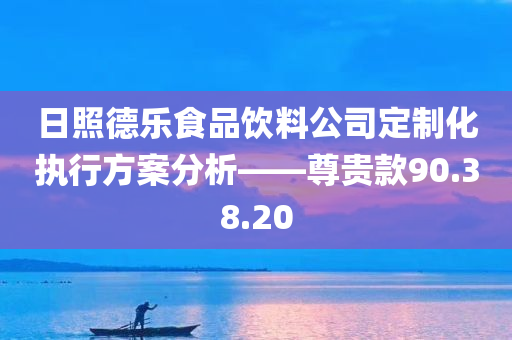 日照德乐食品饮料公司定制化执行方案分析——尊贵款90.38.20