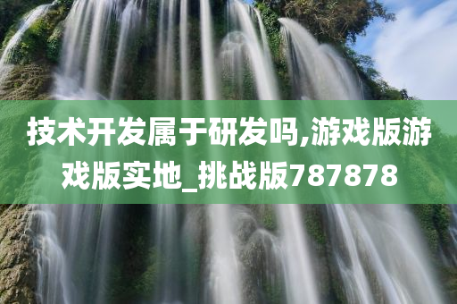 技术开发属于研发吗,游戏版游戏版实地_挑战版787878