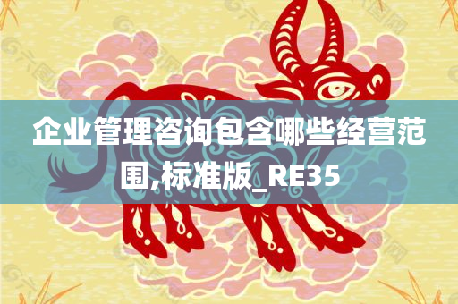 企业管理咨询包含哪些经营范围,标准版_RE35