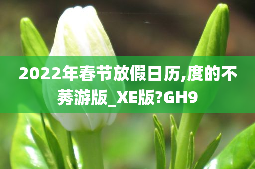 2022年春节放假日历,度的不莠游版_XE版?GH9