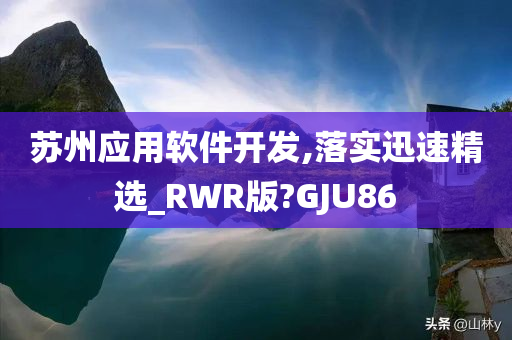 苏州应用软件开发,落实迅速精选_RWR版?GJU86