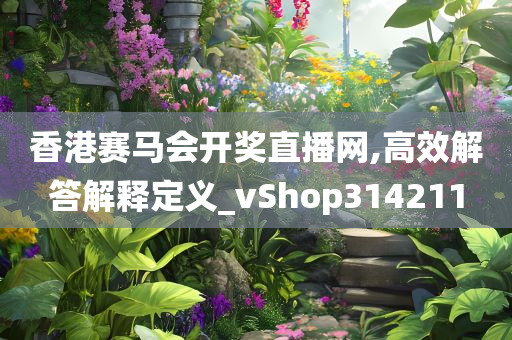 香港赛马会开奖直播网,高效解答解释定义_vShop314211