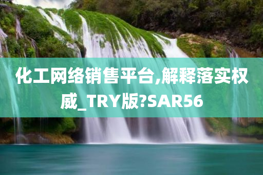 化工网络销售平台,解释落实权威_TRY版?SAR56