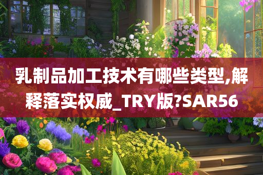 乳制品加工技术有哪些类型,解释落实权威_TRY版?SAR56