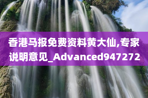 香港马报免费资料黄大仙,专家说明意见_Advanced947272