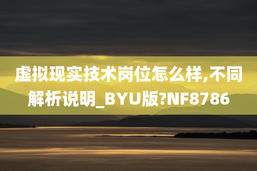 虚拟现实技术岗位怎么样,不同解析说明_BYU版?NF8786